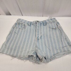 Hollister Ultra High Rise Mom Shorts Denim Size 5